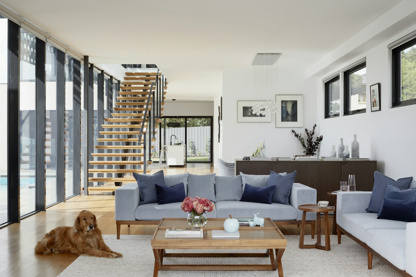 Interior residencial ilustrativo